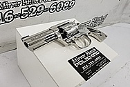 Stainless Steel Colt King Cobra Gun / Revolver AFTER Chrome-Like Metal Polishing and Buffing Services / Restoration Services - Stainless Steel Polishing