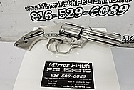 Stainless Steel Colt King Cobra Gun / Revolver AFTER Chrome-Like Metal Polishing and Buffing Services / Restoration Services - Stainless Steel Polishing