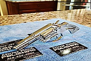 Stainless Steel Colt King Cobra Gun / Revolver AFTER Chrome-Like Metal Polishing and Buffing Services / Restoration Services - Stainless Steel Polishing