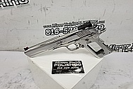 Kimber 1911 Stainless Steel Gun AFTER Chrome-Like Metal Polishing and Buffing Services / Restoration Services - Stainless Steel Polishing - Gun Polishing 