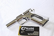 Stainless Steel Colt Gold Cup Trophy Gun AFTER Chrome-Like Metal Polishing and Buffing Services / Restoration Services