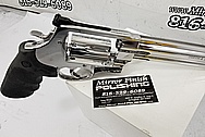 Smith and Wesson S&W 500 Magnum Revolver Gun AFTER Chrome-Like Metal Polishing and Buffing Services - Stainless Steel Polishing - Gun Polishing