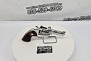 Colt Python .357 Magnum Stainless Steel Gun Parts AFTER Chrome-Like Metal Polishing and Buffing Services - Stainless Steel Polishing - Gun Polishing