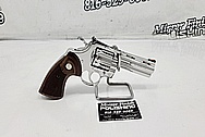 Colt Python .357 Magnum Stainless Steel Gun Parts AFTER Chrome-Like Metal Polishing and Buffing Services - Stainless Steel Polishing - Gun Polishing