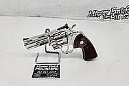 Colt Python .357 Magnum Stainless Steel Gun Parts AFTER Chrome-Like Metal Polishing and Buffing Services - Stainless Steel Polishing - Gun Polishing