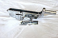 Walther AR-15 Steel Upper Receiver AFTER Chrome-Like Metal Polishing and Buffing Services / Restoration Services