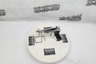 Beretta 92FS Semi-Auto Gun / Pistol AFTER Chrome-Like Metal Polishing and Buffing Services / Restoration Services - Stainless Steel Polishing Services - Gun / Pistol Polishing Service