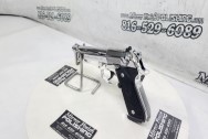 Beretta 92FS Semi-Auto Gun / Pistol AFTER Chrome-Like Metal Polishing and Buffing Services / Restoration Services - Stainless Steel Polishing Services - Gun / Pistol Polishing Service