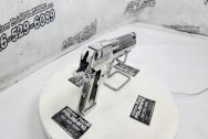 Desert Eagle .50 Caliber Semi-Auto Gun / Pistol AFTER Chrome-Like Metal Polishing and Buffing Services / Restoration Services - Stainless Steel Polishing Services - Gun / Pistol Polishing Service