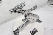 Micro Draco Romanian AK-47 Gun / Firearm AFTER Chrome-Like Metal Polishing - Aluminum Polishing - Gun / Firearm Polishing