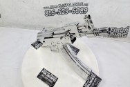 Micro Draco Romanian AK-47 Gun / Firearm AFTER Chrome-Like Metal Polishing - Aluminum Polishing - Gun / Firearm Polishing
