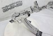 Micro Draco Romanian AK-47 Gun / Firearm AFTER Chrome-Like Metal Polishing - Aluminum Polishing - Gun / Firearm Polishing