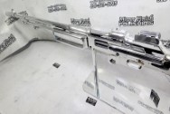 WWII Browning 30 Cal Bar 1918 Aluminum Gun Cutaway Model AFTER Chrome-Like Metal Polishing - Aluminum Polishing - Gun Polishing- Aluminum Polishing Service