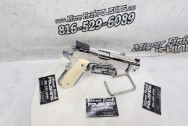 Colt Gold Cup Trophy 9mm Series 70 Stainless Steel Gun / Firearm AFTER Chrome-Like Metal Polishing - Stainless Polishing - Gun Polishing- Stainless Steel Polishing Service