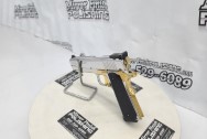 Sig Sauer 1911 9mm Stainless Steel Gun / Pistol AFTER Chrome-Like Metal Polishing - Aluminum Polishing - Gun Polishing Service - Pistol Polishing Service