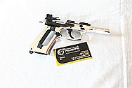 Stainless Steel Beretta M9 Gun Frame AFTER Chrome-Like Metal Polishing and Buffing Services / Restoration Services