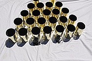 U.S. Military Howitzer 105 mm Brass Round AFTER Chrome-Like Metal Polishing and Buffing Services