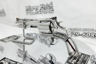 Colt Anaconda .44 Magnum Stainless Steel Gun / Revolver AFTER Chrome-Like Metal Polishing | Gun Polishing | Stainless Steel Polishing Services