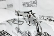 Ruger 629 Classic .44 Magnum Stainless Steel Gun / Revolver AFTER Chrome-Like Metal Polishing | Gun Polishing | Stainless Steel Polishing Services