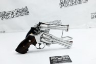 Colt Anaconda .44 Magnum & Ruger 629 Classic .44 Magnum Stainless Steel Guns / Revolvers AFTER Chrome-Like Metal Polishing | Gun Polishing | Stainless Steel Polishing Services