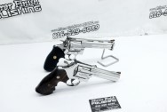 Colt Anaconda .44 Magnum & Ruger 629 Classic .44 Magnum Stainless Steel Guns / Revolvers AFTER Chrome-Like Metal Polishing | Gun Polishing | Stainless Steel Polishing Services