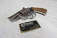 Stainless Steel Smith & Wesson S&W Model 66 Revolver Handgun AFTER Chrome-Like Metal Polishing and Buffing Services / Restoration Services