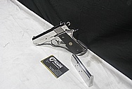 Colt MK IV Series 80 Officers ACP .45 Auto Semi Automatic Gun AFTER Chrome-Like Metal Polishing and Buffing Services / Restoration Services