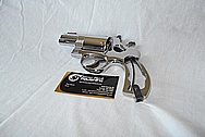 Steel .44 Magnum Gun Revolver AFTER Chrome-Like Metal Polishing and Buffing Services / Restoration Services