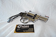 Steel .44 Magnum Gun Revolver AFTER Chrome-Like Metal Polishing and Buffing Services / Restoration Services