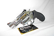 S&W Steel .357 Magnum Revolver Gun AFTER Chrome-Like Metal Polishing and Buffing Services / Resoration Services