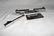 Sig Sauer P226 Steel Gun Slide and Barrel AFTER Chrome-Like Metal Polishing and Buffing Services / Resoration Services