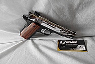 Stainless Steel Smith & Wesson .45 Auto Gun / Pistol AFTER Chrome-Like Metal Polishing and Buffing Services / Restoration Services 