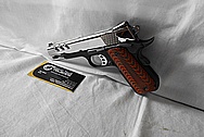 Stainless Steel Smith & Wesson .45 Auto Gun / Pistol AFTER Chrome-Like Metal Polishing and Buffing Services / Restoration Services 