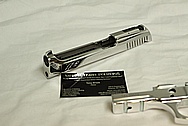 Taurus PT99 Steel Handgun AFTER Chrome-Like Metal Polishing and Buffing Services