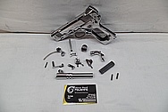 Colt Commander Model 1911 Gun / Pistol AFTER Chrome-Like Metal Polishing and Buffing Services / Restoration Service