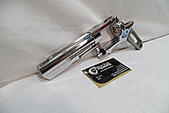 Stainless steel .357 Magnum Ruger GP 100 Gun / Pistol AFTER Chrome-Like Metal Polishing and Buffing Services / Restoration Service