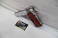 LLAMA 45 Cal Gun / Pistol AFTER Chrome-Like Metal Polishing and Buffing Services / Restoration Service