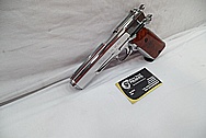 LLAMA 45 Cal Gun / Pistol AFTER Chrome-Like Metal Polishing and Buffing Services / Restoration Service