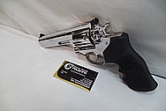 Stainless steel .357 Magnum Ruger GP 100 Gun / Pistol AFTER Chrome-Like Metal Polishing and Buffing Services / Restoration Service