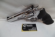 Stainless steel .357 Magnum Ruger GP 100 Gun / Pistol AFTER Chrome-Like Metal Polishing and Buffing Services / Restoration Service