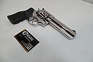 Stainless steel .357 Magnum Ruger GP 100 Gun / Pistol AFTER Chrome-Like Metal Polishing and Buffing Services / Restoration Service