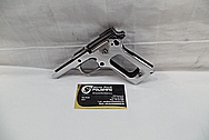 Colt Gold Cup Trophy 1911 Stainless Steel Semi - Automatic Gun AFTER Chrome-Like Metal Polishing and Buffing Services / Restoration Service