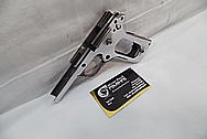 Colt Gold Cup Trophy 1911 Stainless Steel Semi - Automatic Gun AFTER Chrome-Like Metal Polishing and Buffing Services / Restoration Service