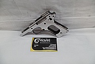 Colt MKIV 1911 Series 80 Stainless Steel Semi - Automatic Gun AFTER Chrome-Like Metal Polishing and Buffing Services / Restoration Service