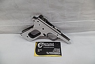 Colt MKIV 1911 Series 80 Stainless Steel Semi - Automatic Gun AFTER Chrome-Like Metal Polishing and Buffing Services / Restoration Service