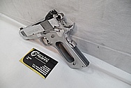 Colt Commander 1911 Stainless Steel Semi - Automatic Gun AFTER Chrome-Like Metal Polishing and Buffing Services / Restoration Service