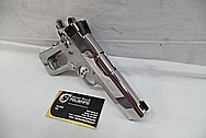 Colt Commander 1911 Stainless Steel Semi - Automatic Gun AFTER Chrome-Like Metal Polishing and Buffing Services / Restoration Service