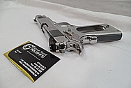 Colt Commander 1911 Stainless Steel Semi - Automatic Gun AFTER Chrome-Like Metal Polishing and Buffing Services / Restoration Service