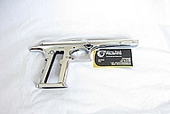 Desert Eagle Stainless Steel Semi Automatic Gun Piece AFTER Chrome-Like Metal Polishing and Buffing Services