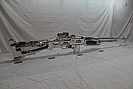 World War II Browning Automatic Training Rifle (BAR) Gun Parts / Barrle AFTER Chrome-Like Metal Polishing and Buffing Services / Restoration Service